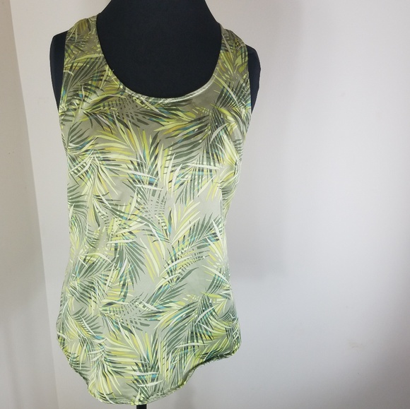GAP Tops - Gap Beautiful Leafy Foliage Patterned Tank Top
